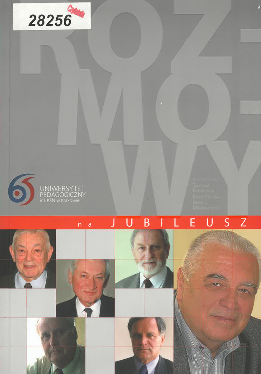 Rozmowy na jubileusz (okładka książki)